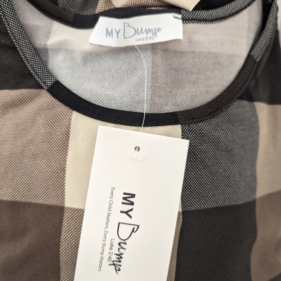 My Bump Women's Maternity Bodycon Causual Short Sleeve Mama Dress - Picture 5 of 5